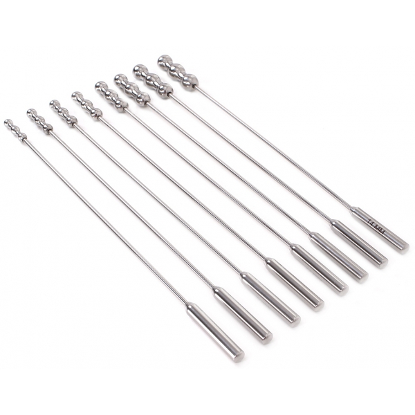 Satz von 8 Harnröhrenstäben Dilator Beads 28cm - Durchmesser von 7 bis 14mm