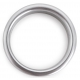 Cerchio in alluminio 15 mm argento