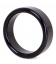 Cerchio in alluminio 15 mm nero