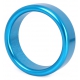 Aluminium Cockring Circle 15mm Blau