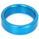 Aluminium Cockring Kreis 15mm Blau