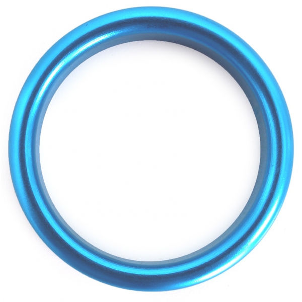 Aluminium Cockring Cirkel 15mm Blauw