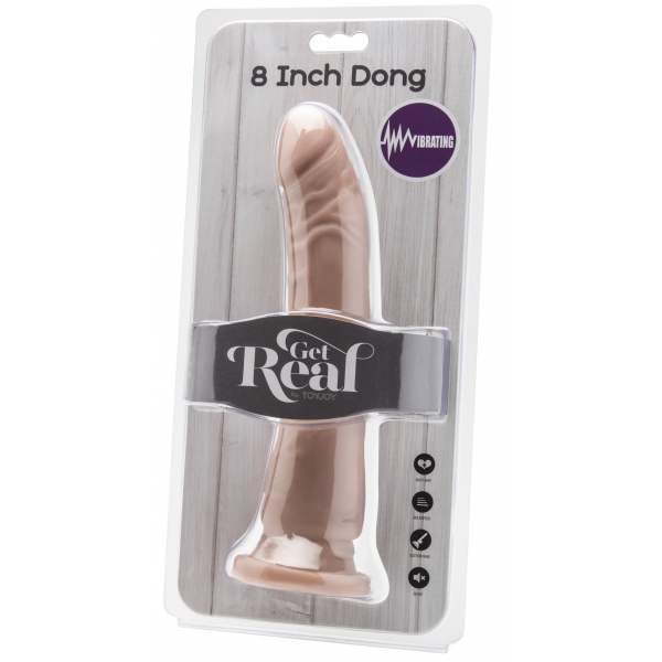 Vibrating dildo Get Real 20 x 4 cm