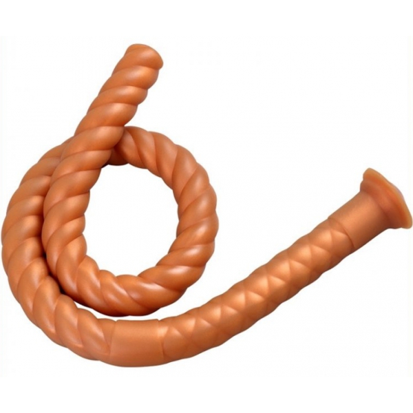 Dildo a torsione lunga 80 x 2,5 cm