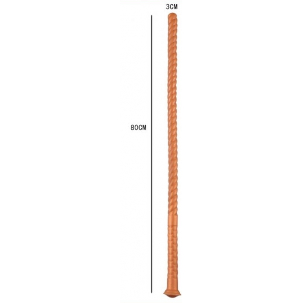 Long Twist Dildo 80 x 2.5 cm