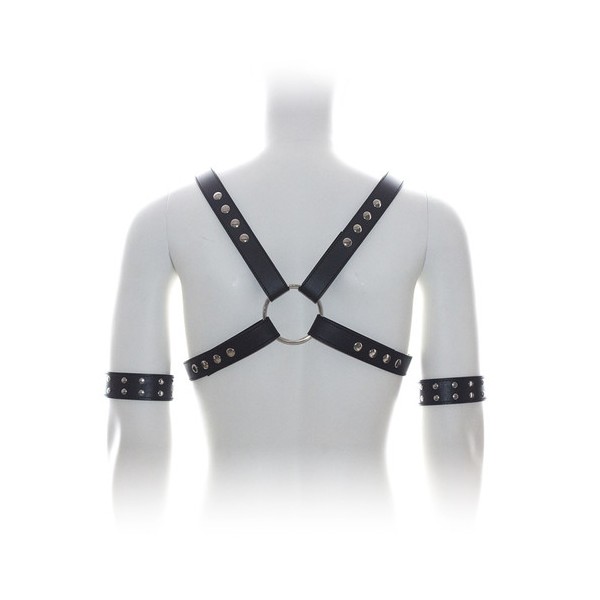SM Cross Male Chest Harness