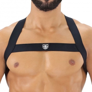 TOF Paris Fetish X Elastic Harness Black