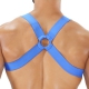 Elastic harness Fetish X Blue