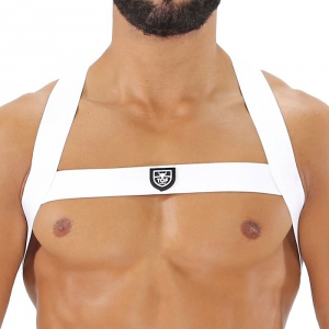 TOF Paris Elastic harness Fetish X White