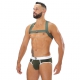 Fetish X Khaki elastic harness