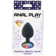 Rainbow M Jewel Plug 7 x 3.5 cm