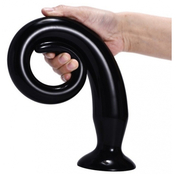 Dildo Tail Flex M 40 x 4,5 cm Preto