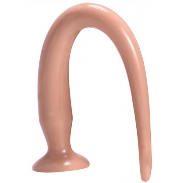 Langer Dildo Schwanz Flex M 40 x 4,5 cm Flesh