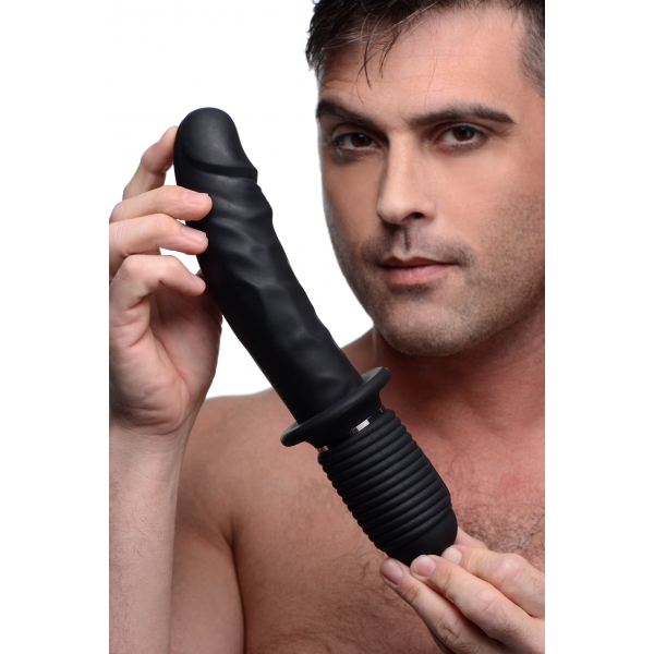 Dildo vibratório com percussão Power Pounder 17 x 4,5 cm