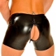 Latex Shorts Cycling cut with Zip