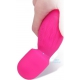 Mini Toverstok Power Magic 15cm - Hoofd 42mm Roze