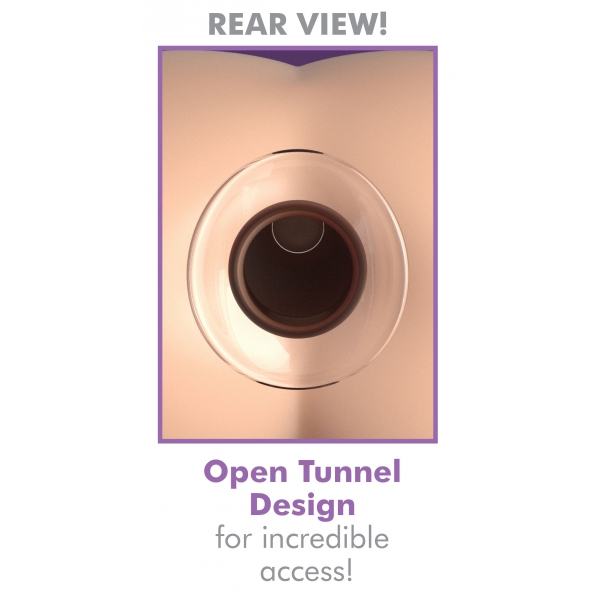 Glas-Tunnel-Plug Mega Gaper 10 x 5.2 cm - Öffnung 3cm