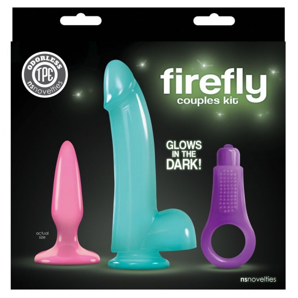 Firefly glow-in-the-dark sex toy kit