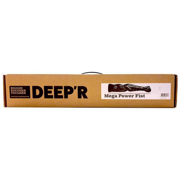 DeepR Mega Power Vuist Arm 68 x 13 cm Zwart