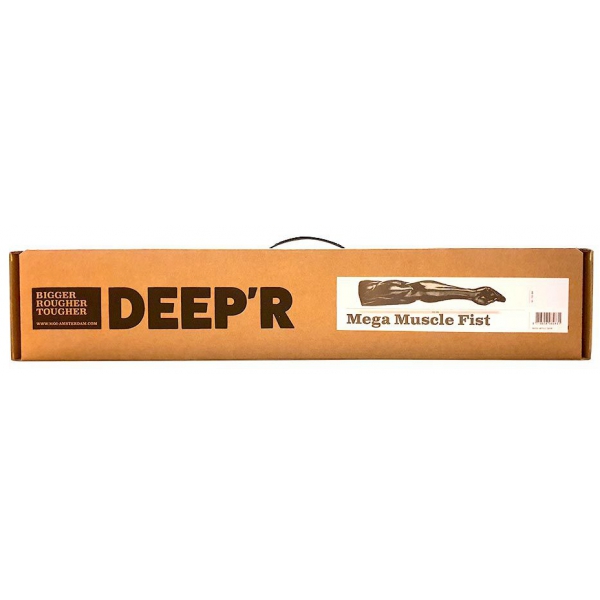 DeepR Mega Spier Vuist Arm 65 x 13.5cm Zwart