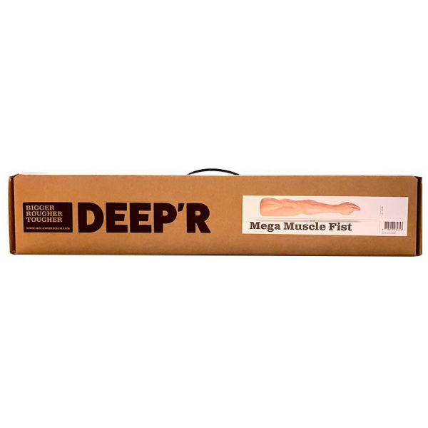 DeepR mega Muscle Fist arm 65 x 13,5 cm Carne