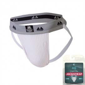 Jockstrap Original Waist 2 Band Weiß