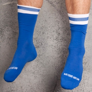 Barcode Berlin Stadt Socken Blau