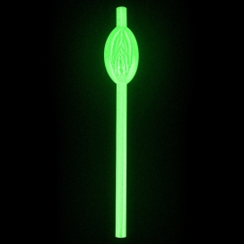 Glow-in-the-Dark straws x9