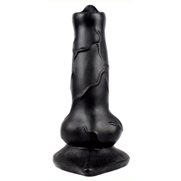 Dildo Hund Schwanz 12 x 4cm Schwarz