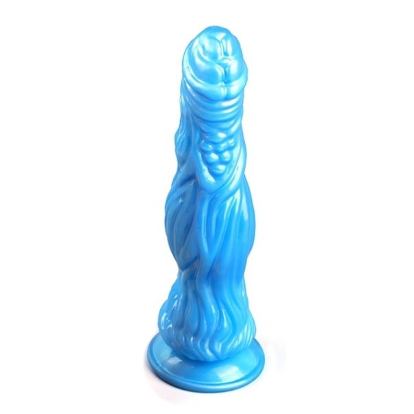 Dildo coccodrillo 24 x 6,5 cm blu