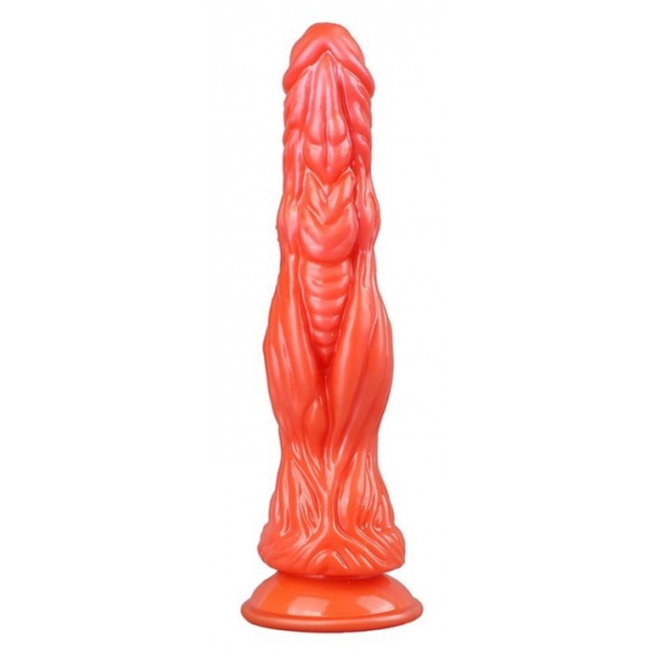 Dildo coccodrillo 24 x 6,5 cm rosa