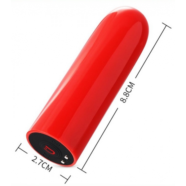 Rumba Vibrating Egg 8.8 x 2.7cm Red