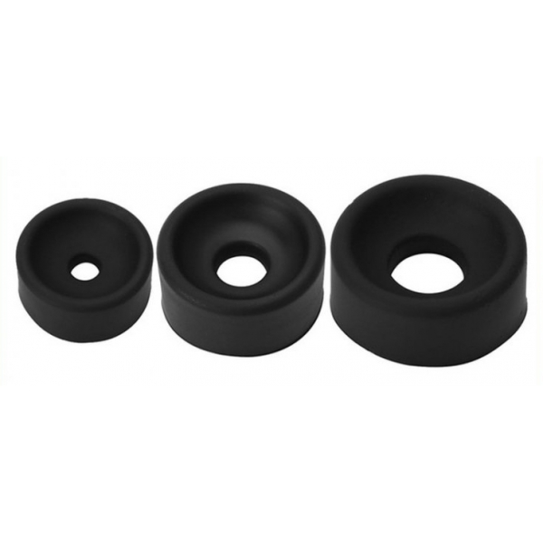 Set di 3 guaine flessibili per pompa per pene da 60 mm