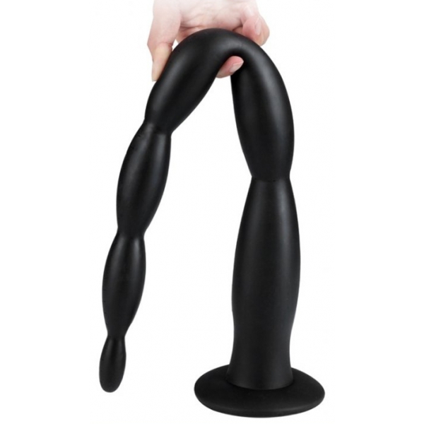 Scale Beads Lange Dildo L 50 x 5cm Zwart