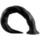 Dildo a coda lunga S 34 x 3,5 cm nero