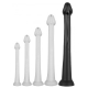 Balena Dildo XXL Dildo lungo 55 x 7,5 cm - Punta 6,3 cm Nero