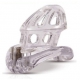 Chastity cage Beam 6 x 3cm Transparent