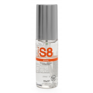 S8 STIMUL8 Anaal Water Glijmiddel S8 Naturel 50mL