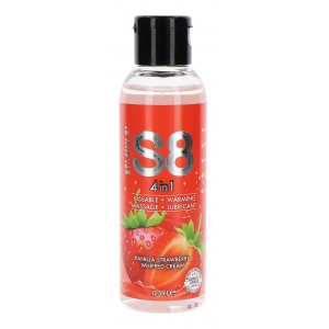 S8 STIMUL8 Lubricante Comestible Fresa-Vainilla 4en1 S8 125mL