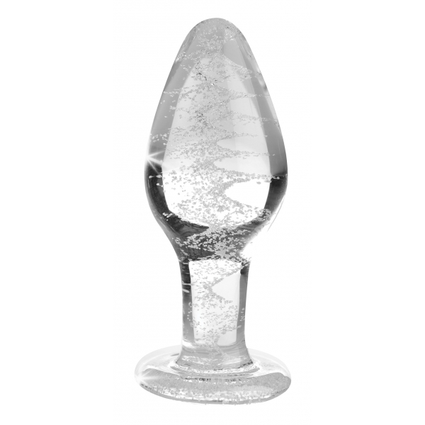 Tapón de cristal que brilla en la oscuridad GLOW L 9,5 x 4cm