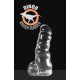 Dildo XXL Dinoo Dilong 20 x 9 cm Transparente