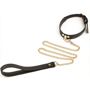 Master Me Collar & Leash Black