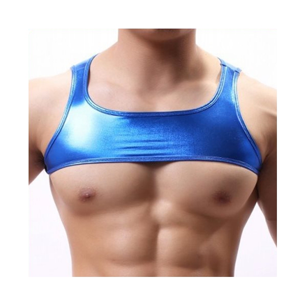 Kurzer Crop BRIGHT Blau