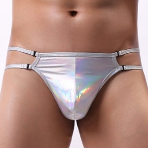 MenSexyWear Perizoma sexy STRAP THIN Silver