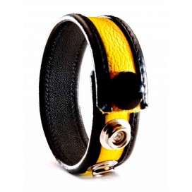 Yellow Leather Cockring