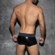 Boxer FRONT & BACK ZIP RUB Black