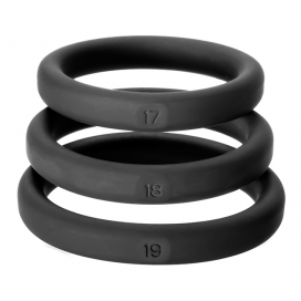 Perfect Fit Set of 3 Xact-Fit Cockrings M-L