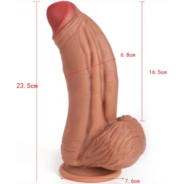 TTBM Dildo per cazzo 18 x 6,5 cm