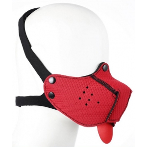 Kinky Puppy Red Puppy Neoprene Snout + Tongue