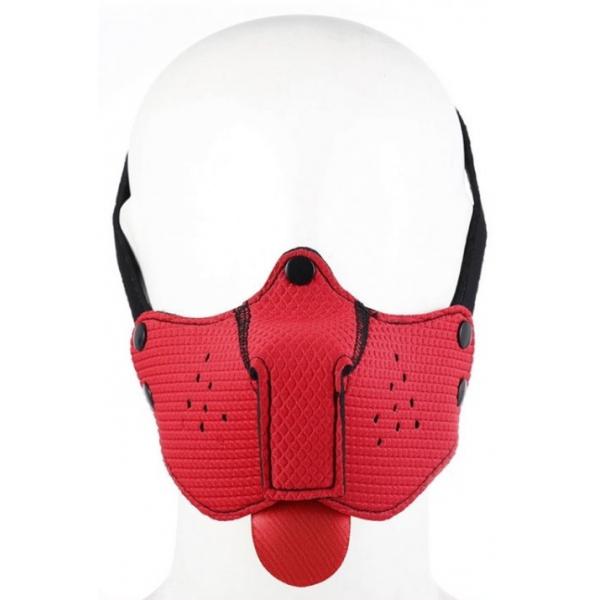 Red Puppy Neoprene Snout + Tongue